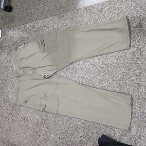 Bundle of 2 Wrangler Pants Size 44 x 32 Khaki Cargo